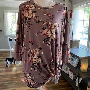 Reborn J floral with cute tie front